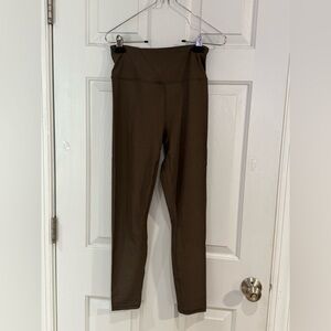 Z Supply Olive Brown High-Rise Leggings